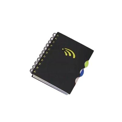 PP Cover Project Notebook A5 с горизонтальной линией внутри страниц и цветными разделителями PP